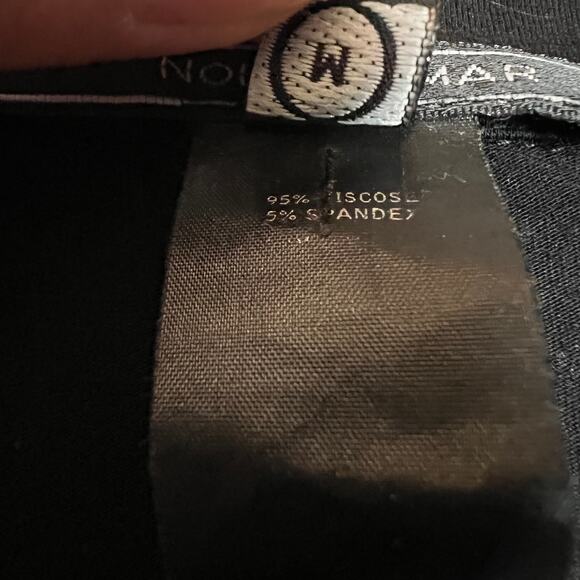 Noel Asmar V-Neck Short Sleeve Top Size Medium Stretch Uniform Minimalist Office - Picture 5 of 7